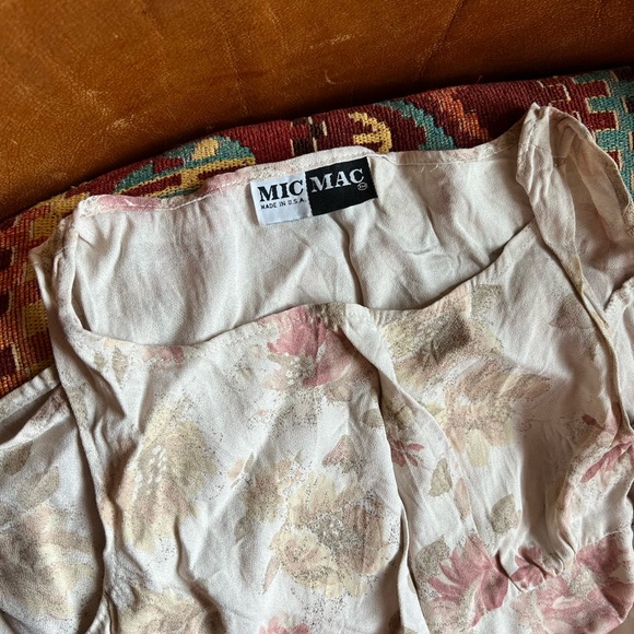 Vintage Mic Mac 90s Floral Summer Dress - Picture 5 of 11